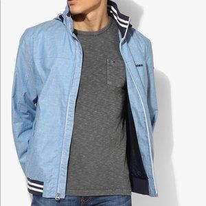 tommy hilfiger light blue jacket
